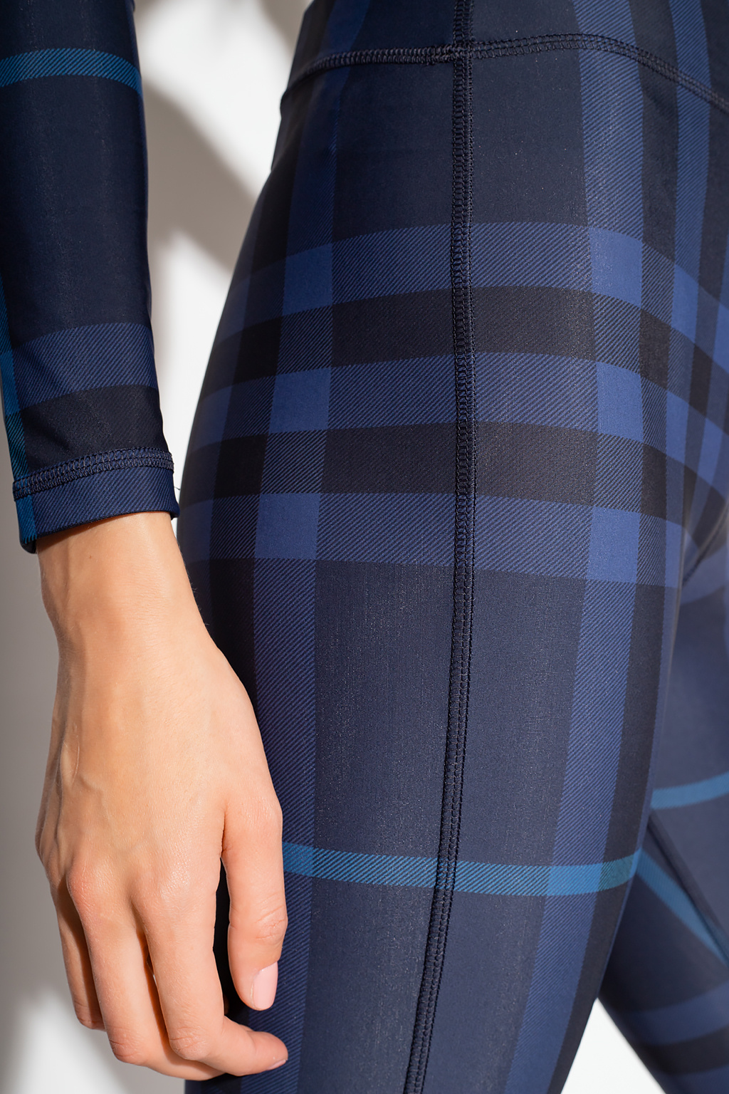 Navy blue 'Madden' leggings burberry shopper - burberry